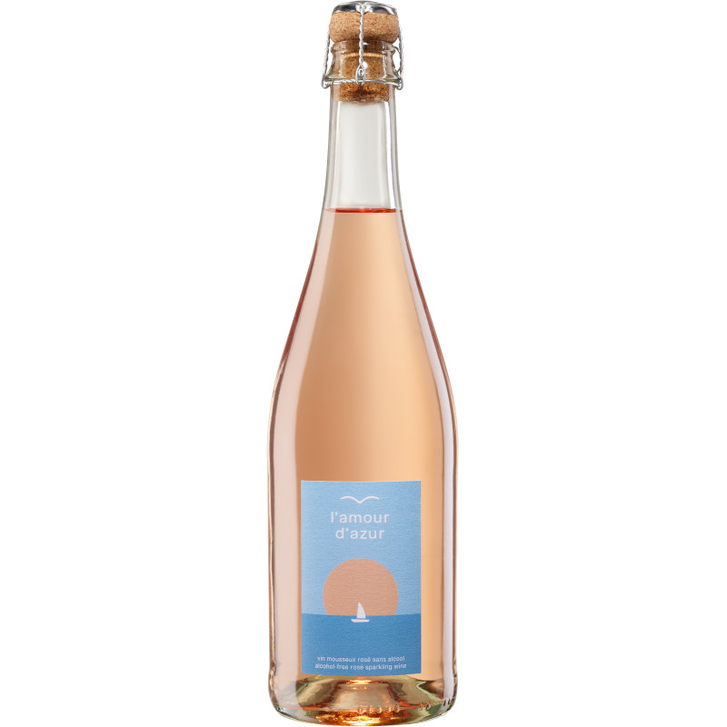 l’amour d‘azur Rose alkoholfreier Sekt 0,0% Bio 0,75l